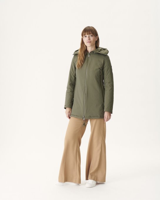 Jott New In Piumino Con Cappuccio Siberie Dell'esercito