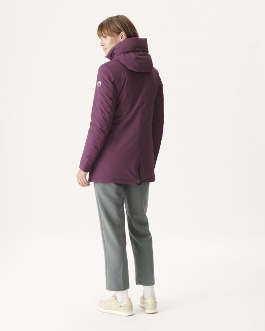 Piumino Con Cappuccio Melanzana Siberie Jott New In