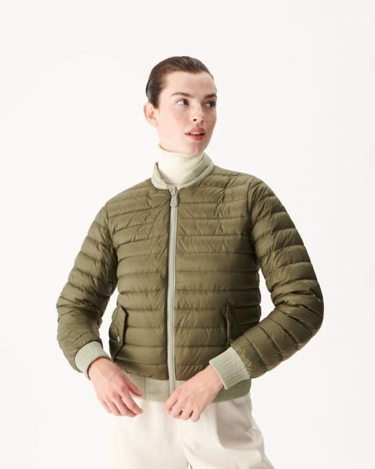 Piumino Reversibile Sauge/army Hanoi Jott New In