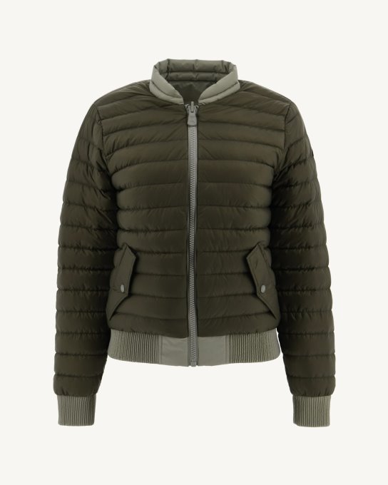 Piumino Reversibile Sauge/army Hanoi Jott New In