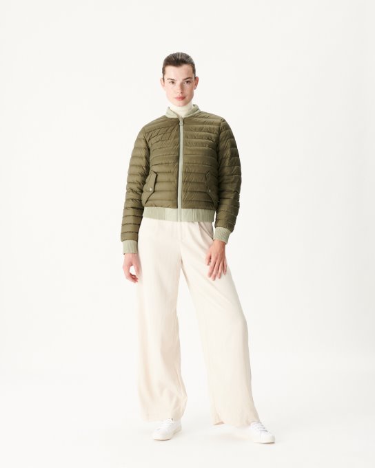 Piumino Reversibile Sauge/army Hanoi Jott New In