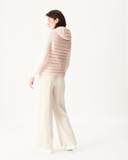 Jott New In Piumino Leggero Senza Maniche Rosa Pallido Mali