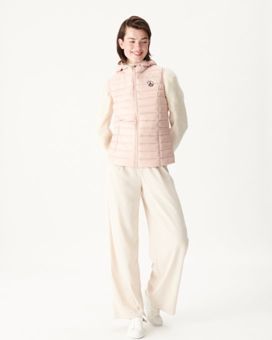 Jott New In Piumino Leggero Senza Maniche Rosa Pallido Mali