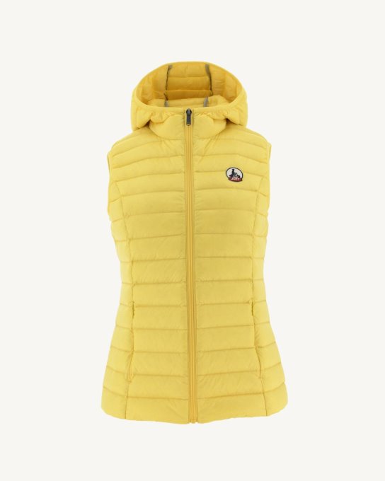 Piumino Leggero Smanicato Soft Giallo Mali Jott New In