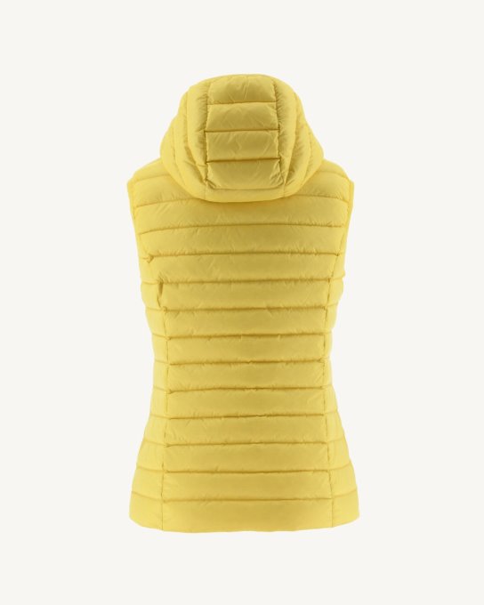 Piumino Leggero Smanicato Soft Giallo Mali Jott New In