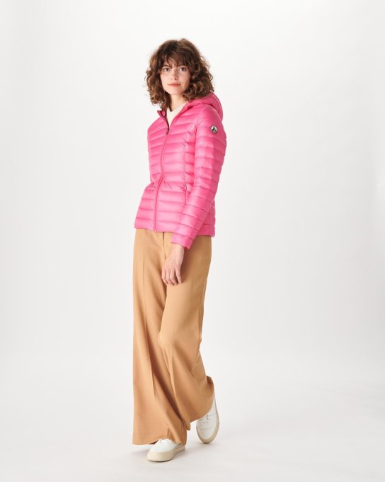 Piumino Leggero Con Cappuccio Rose Cloe Jott New In