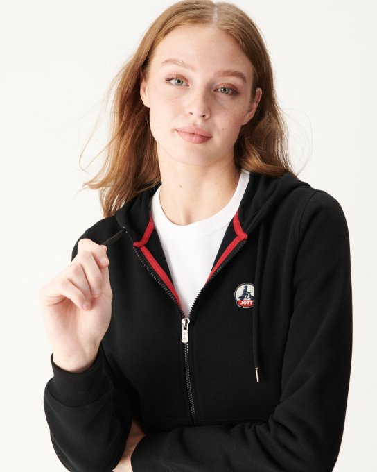 Felpa Con Cappuccio Noir Oaxaca Jott New In