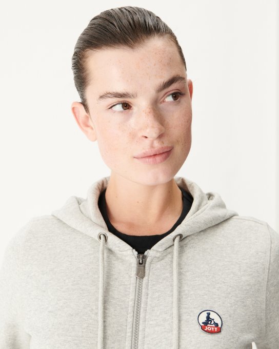 Jott New In Gris Chine Oaxaca Felpa Con Cappuccio