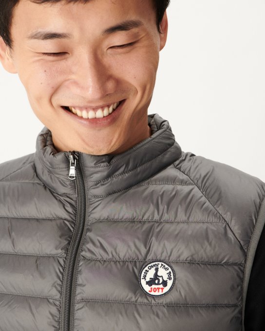 Piumino Smanicato Antracite Tom Jott New In