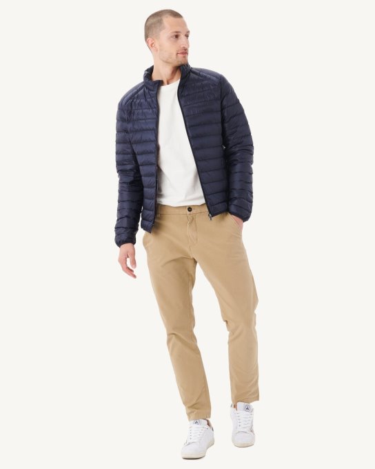 Jott New In Piumino Leggero Blu Navy Opaco
