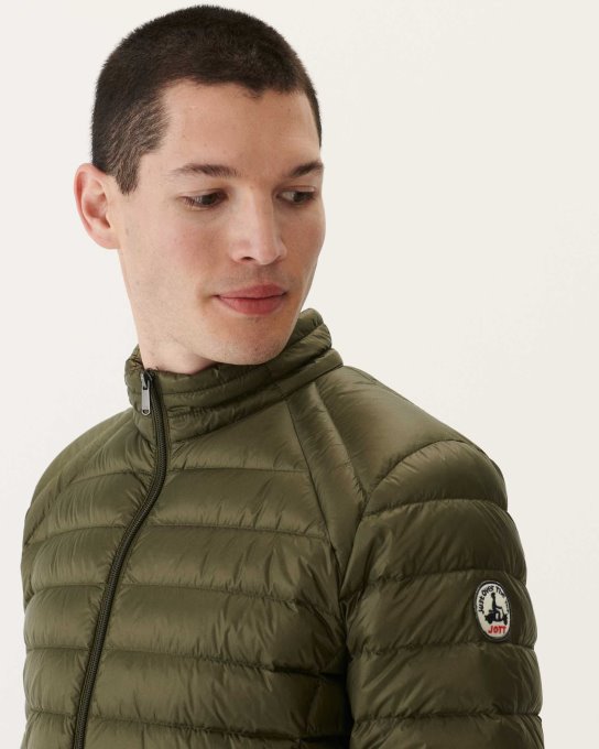 Jott New In Piumino Leggero Militare Mat