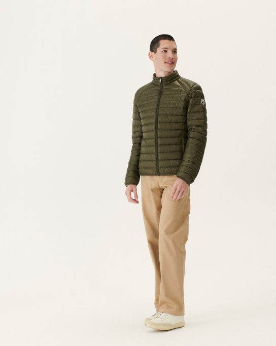 Jott New In Piumino Leggero Militare Mat