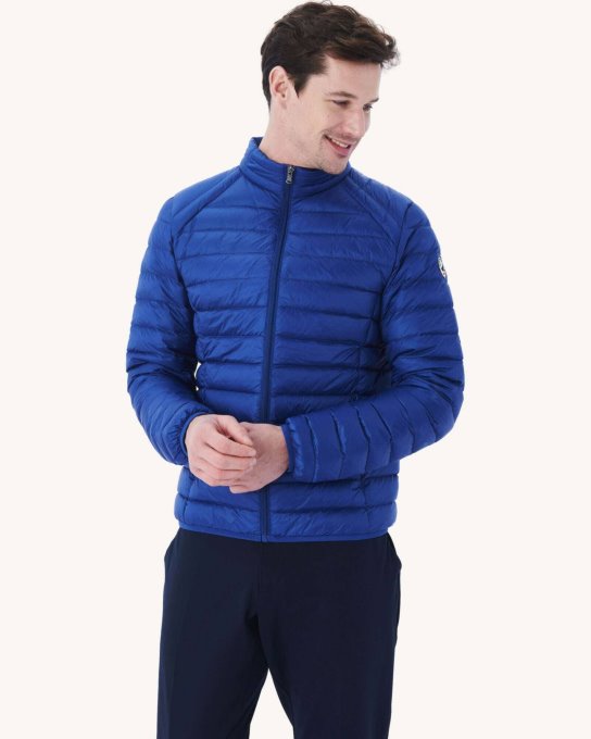 Piumino Leggero In Denim Scuro Mat Jott New In