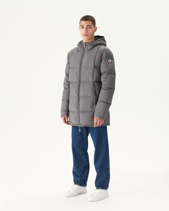 Jott New In Nero/antracite Caldo Piumino Con Cappuccio Toronto