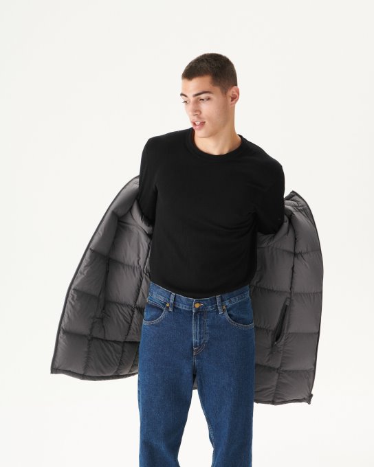 Jott New In Nero/antracite Caldo Piumino Con Cappuccio Toronto