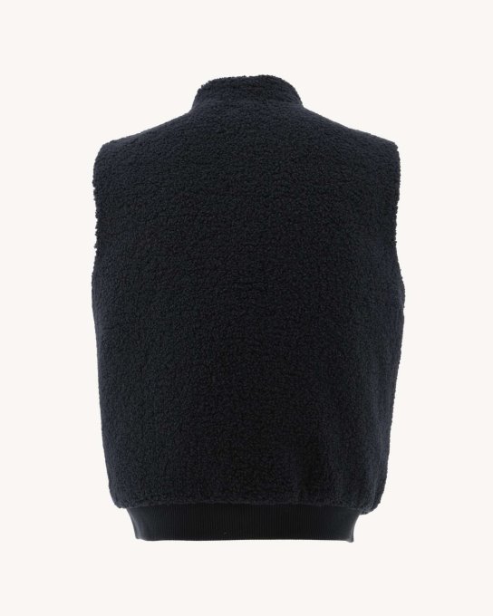 Jott New In Blu Navy Piumino Reversibile Senza Maniche Sami