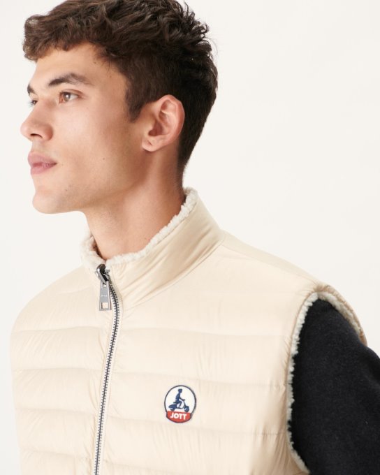 Piumino Naturale Reversibile Senza Maniche Sami Jatt New In