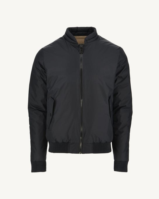 Jott New In Piumino Reversibile Nero/beige Bombay