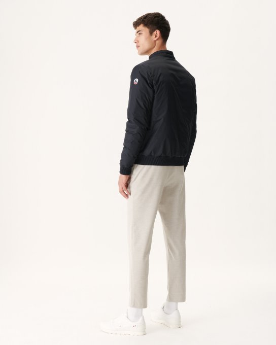 Jott New In Piumino Reversibile Nero/beige Bombay