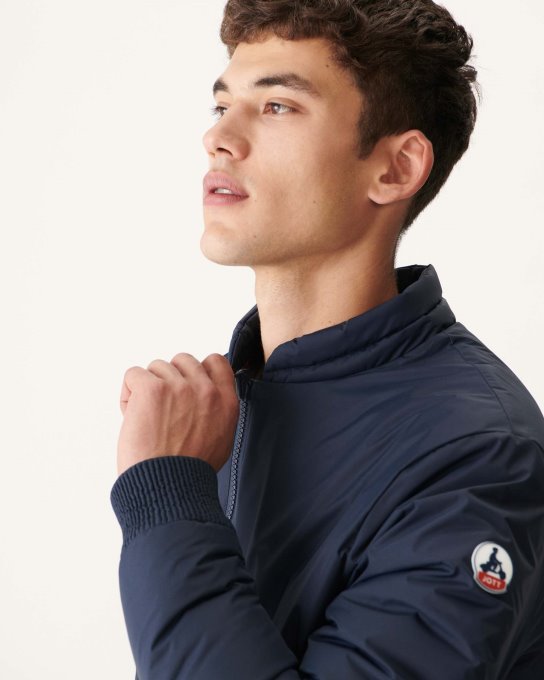 Piumino Reversibile Blu Navy/rosso Bombay Jott New In