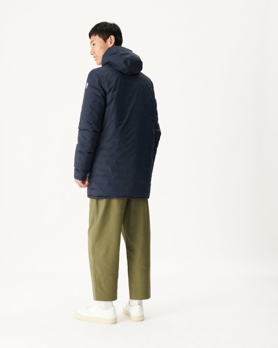 Jott New In Piumino Leggero Reversibile Blu Navy/rosso Amsterdam