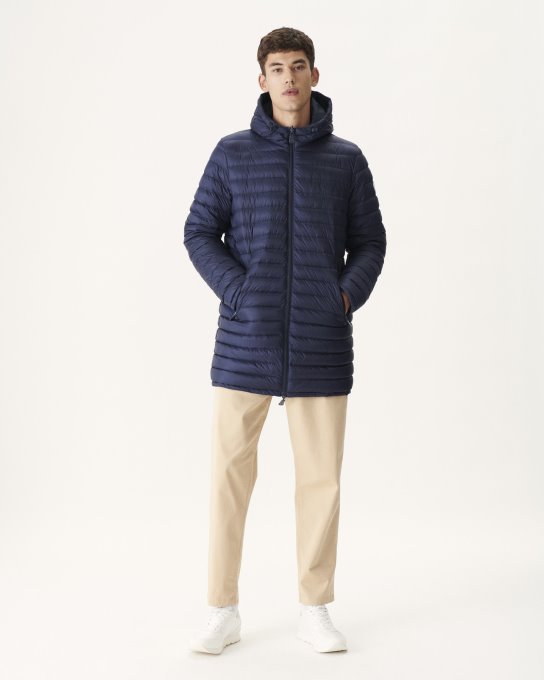 Jott New In Piumino Leggero Reversibile Blu Navy Amsterdam