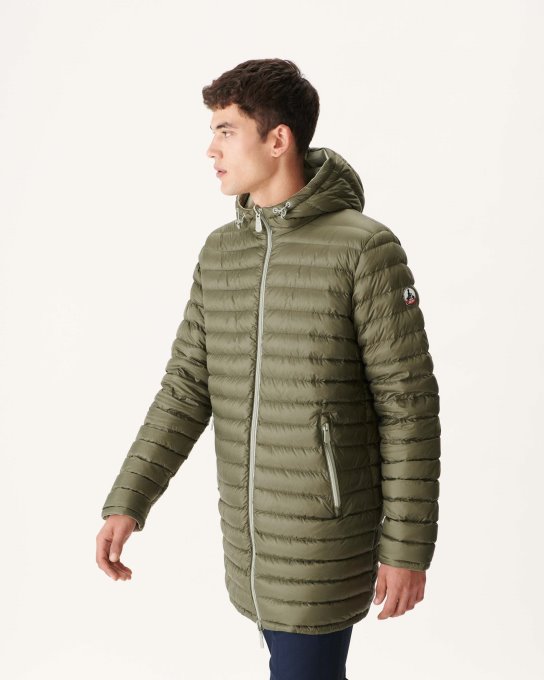 Piumino Leggero Reversibile Verde Salvia/militare Amsterdam Jott New In