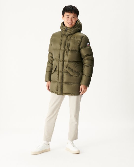 Piumino Militare Caldo Con Cappuccio Dakhla Jott New In