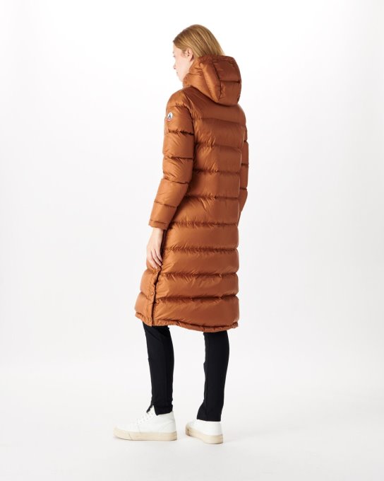 Piumino Lungo Con Cappuccio Toffee Karachi Jott New In