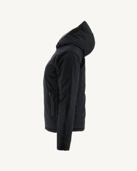 Jott New In Piumino Reversibile Vienne Nero/rosa Chiaro