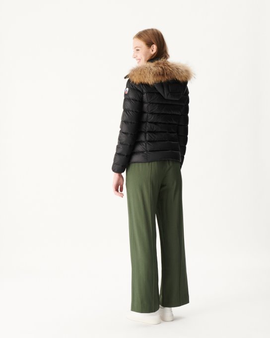 Piumino Con Cappuccio Nero Luxe Jott New In