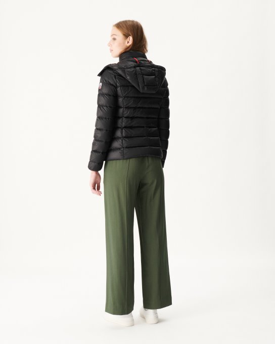 Piumino Con Cappuccio Nero Luxe Jott New In