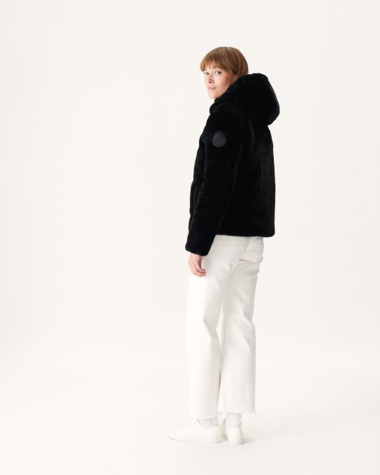 Jott New In Piumino Reversibile Nero Gala