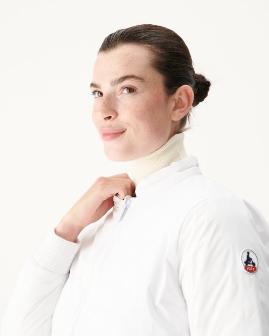 Jott New In Piumino Reversibile Bianco/blu Navy Hanoi